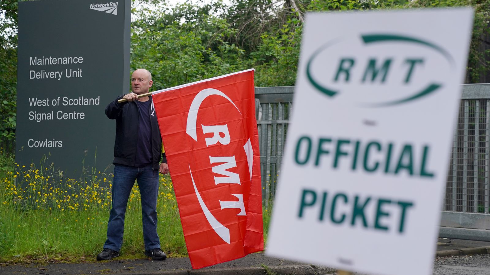 More rail strikes to take place in November after pay offer 'U-turn', RMT says
