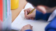 Undated file photo of a pupil during a year 4 maths lesson, as the leader of a headteachers' union will tell members that it is a "pity" the Government cannot be sent back to school to learn about leadership.