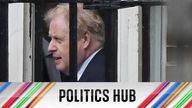 British Prime Minister Boris Johnson leaves from the back entrance of Downing Street in London, Britain June 6, 2022. REUTERS/Toby Melville