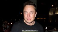 Elon Musk, CEO of Tesla and SpaceX. Pic: AP