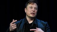 FILE - Tesla and SpaceX Chief Executive Officer Elon Musk speaks at the SATELLITE Conference and Exhibition in Washington, on March 9, 2020. Tesla shares tumbled more than 7% in early trading on Friday, June 3, 2022, on a report that Musk is considering laying off 10% of the electric automakers... workers. (AP Photo/Susan Walsh, File)