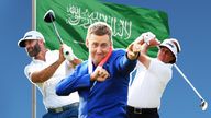 Dustin Johnson, Ian Poulter and Phil Mickelson are taking part in the Saudi-backed breakaway series