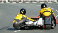 Motor Sport - Isle of Man TT , Sidecar Race , 31/5/03 General View Mandatory Credit: Action Images / Lee Mills
