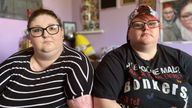 Katie (L) and her partner Jamie (R) were left traumatised by how long they had to wait in A&E 