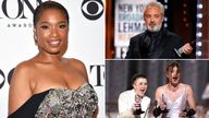 Jennifer Hudson, Sam Mendes, Lucy Moss, and Toby Marlow. Pics: AP