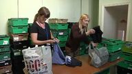 At the Pudsey Community Project in Leeds, a uniform exchange for used clothing is providing an alternative for parents