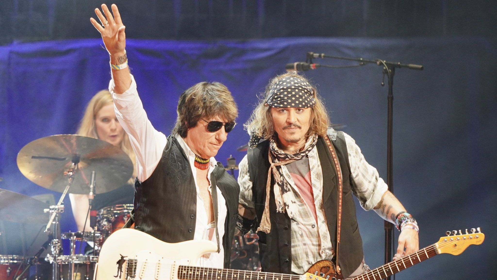 Jeff Beck and Johnny Depp