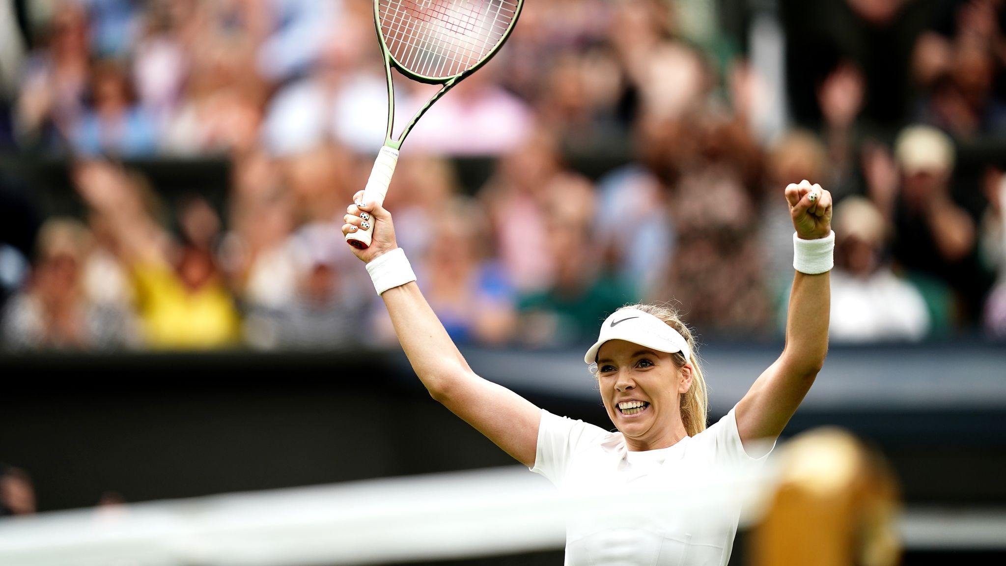 Katie Boulter dedicates Wimbledon win to late grandmother - as Britons win  big on day four, UK News