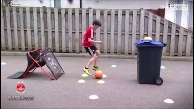 Liverpool signing Ramsay showing off his skills as a 12-year-old!