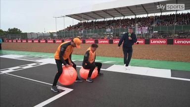 Ricciardo plays dirty in McLaren Spacehopper race!
