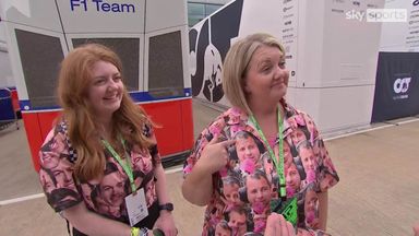 'Promise the shirts will never go into production!' Ted meets biggest fan