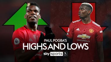 Pogba's highs and lows at Manchester United