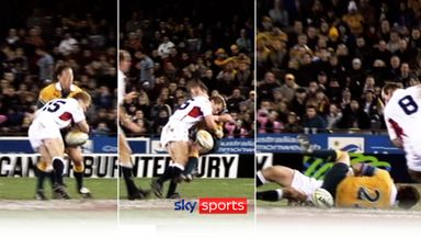 'It was like getting run over!' | Lewsey's huge hit on Rogers