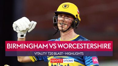 T20 Blast: Birmingham vs Worcestershire