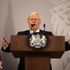 Boris Johnson speaks at a news conference in Rwanda