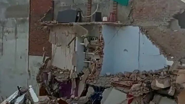 Indian authorities have demolished the homes of several people linked to riots prompted by derogatory remarks about the Prophet Mohammed.