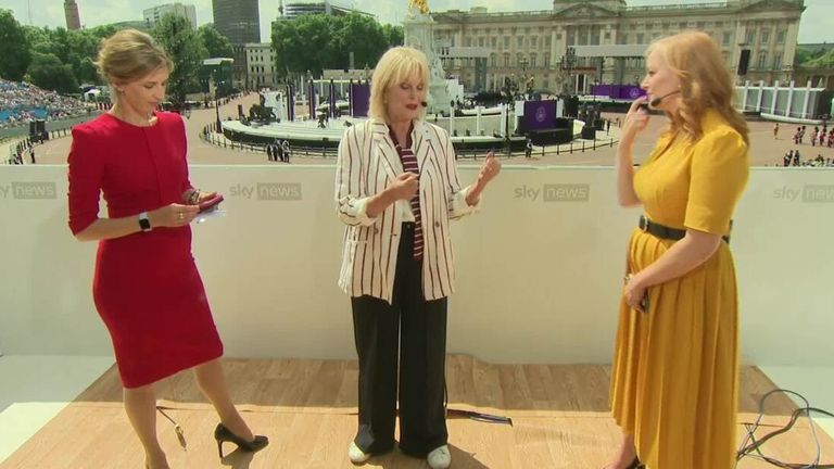 Dame Joanna Lumley joins Sky News team for the &#39;extraordinary&#39; Jubilee coverage.
