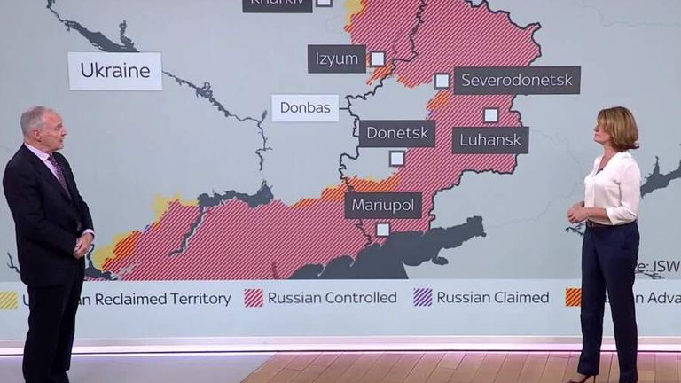 Sky&#39;s Security and Defence Analyst Michael Clarke talks about the importance of Severodonetsk in eastern Ukraine