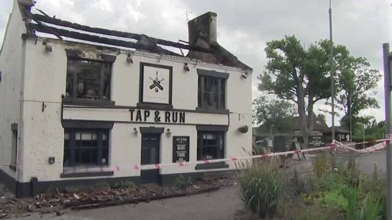 Tap and Run pub damaged by fire
