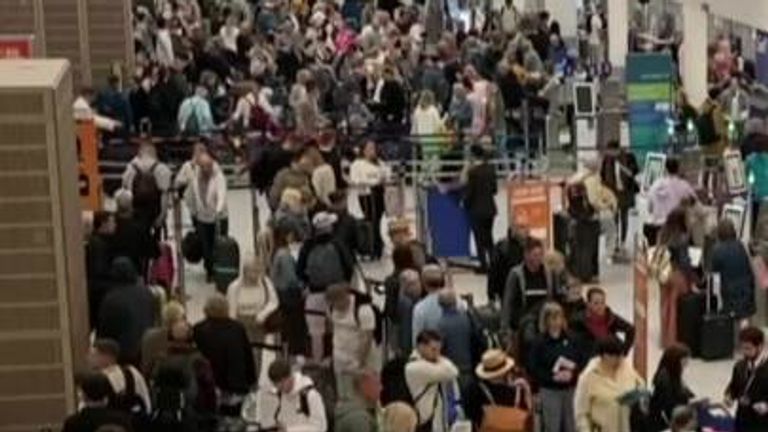 Airlines struggle with travel chaos after high demand and staff shortages result in delays and cancellations for passengers trying to go on holiday.
