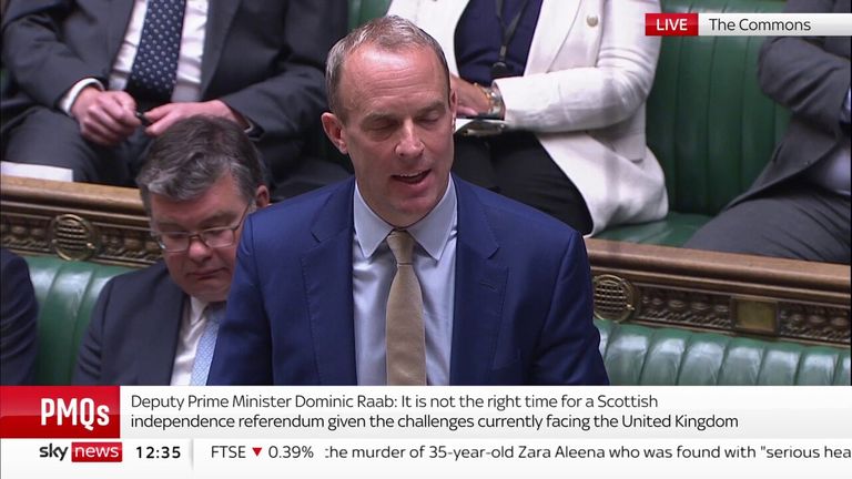 Raab rejects Labour MPs’ calls to include right to abortion in British Bill of Rights