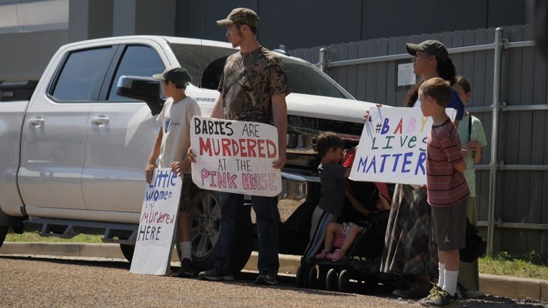 The Pink House, as it became known, is the only abortion clinic still operating in the state of Mississippi