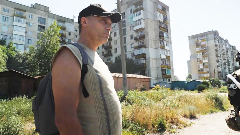 Some civilians remain in Lysychansk, as Russian forces surround the city