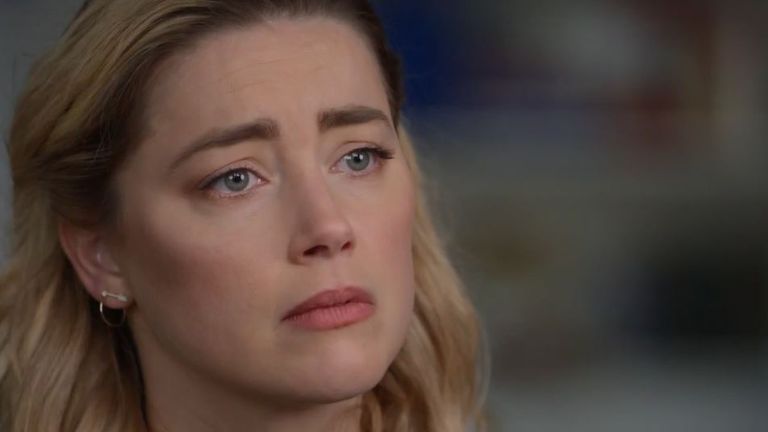 Amber Heard spoke to NBC News in an exclusive interview following the verdict in the Johnny Depp defamation trial.  Photo: NBC News / Today