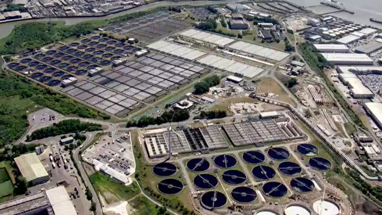 Beckton Wastewater Works