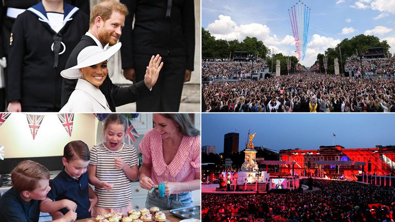 From Paddington to the return of the Sussexes – memorable moments from the Jubilee weekend