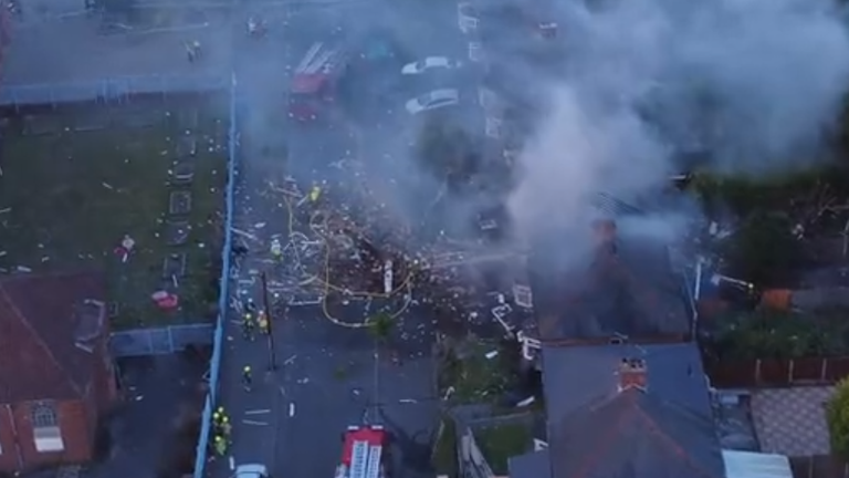Casualties reported as explosion destroys house in Birmingham