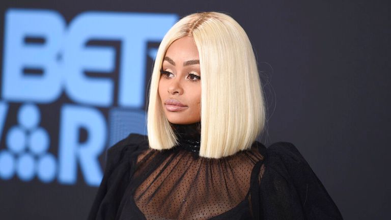 FILE - Blac Chyna arrives at the BET Awards at the Microsoft Theater on Sunday, June 25, 2017, in Los Angeles. Rob Kardashian testified Wednesday, April 27, 2022, that he feared for his life on a night in 2016 when his then-fiancée Chyna pointed a gun at his head, pulled a phone-charging cable around his neck and repeatedly hit him with a metal rod while under the influence of substances. (Photo by Richard Shotwell/Invision/AP, File)


