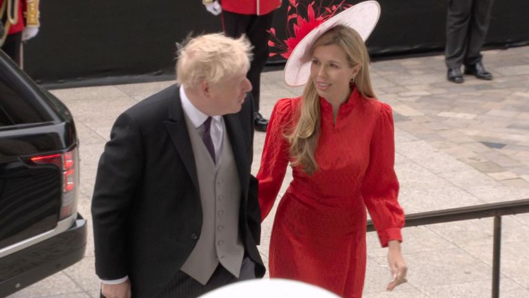 Boris And Carrie Arrives
