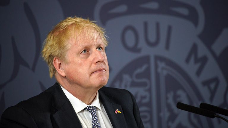 Prime Minister Boris Johnson during his speech at Blackpool and The Fylde College in Blackpool, Lancashire where he announced new measures to potentially help millions onto the property ladder. Picture date: Thursday June 9, 2022.
