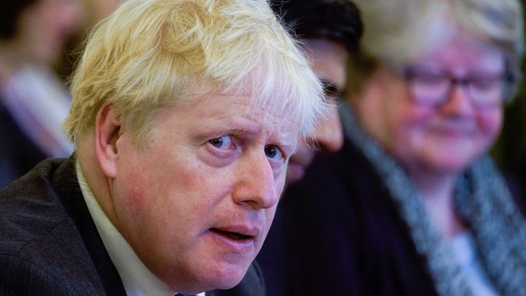 Boris Johnson holds cabinet meeting