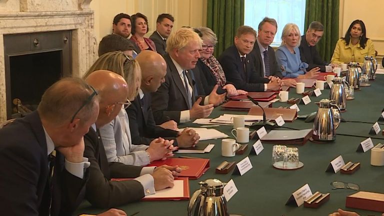 Boris Johnson tells cabinet the way railways work needs reform