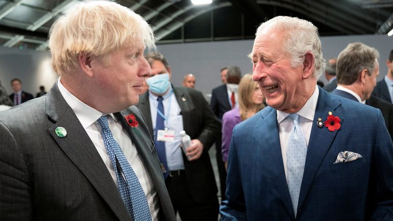 The pair previously spoke at a Commonwealth leaders'  reception at COP26