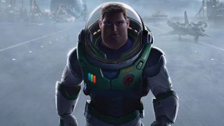 Chris Evans voices the young Buzz Lightyear in the Toy Story Lightyear spin-off.  Photo: Pixar / Disney