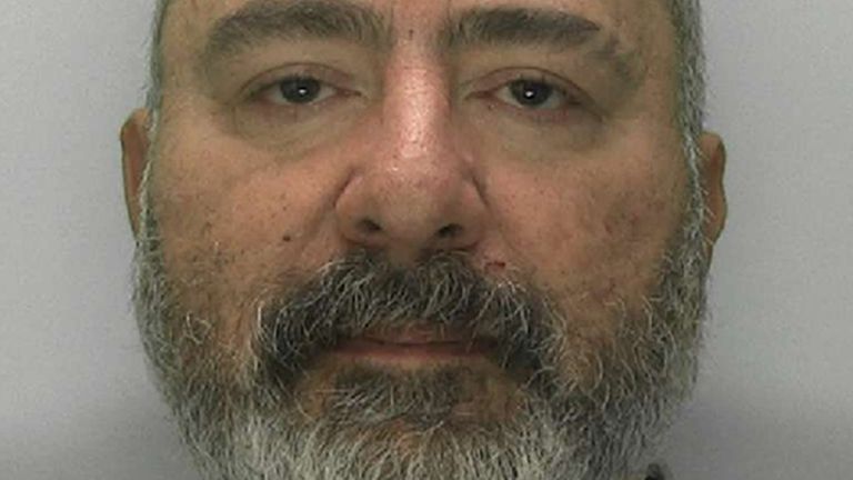 Can Arslan, 52, who has been jailed at Bristol Crown Court for life with a minimum term of 38 years for the murder of his neighbour Matthew Boorman after subjecting him to years of threats and abuse