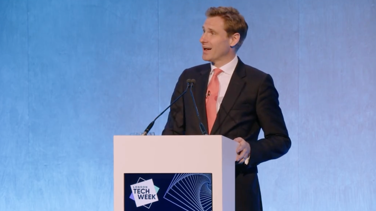 Chris Philp, the UK&#39;s Minister for Technology and the Digital Economy, made the quip on Monday