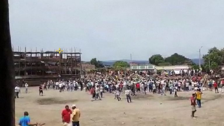 Bullfight in Colombia