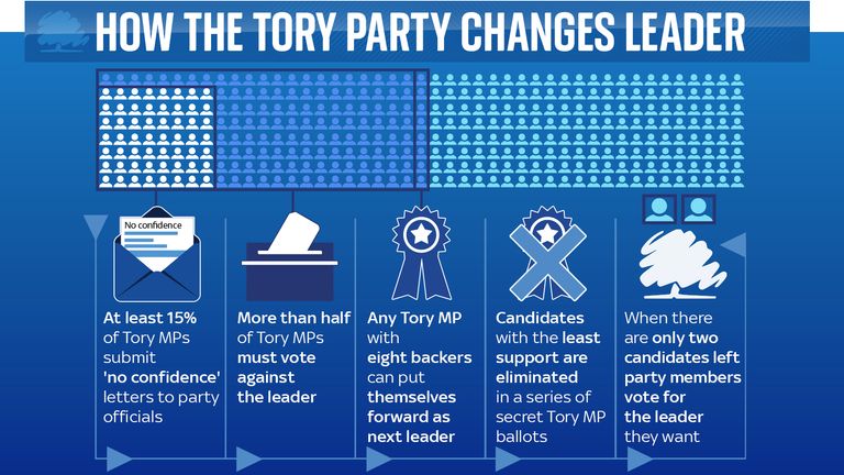 How the Conservative Party changes leader
