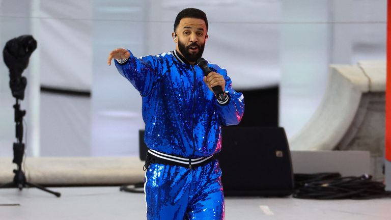 Craig David actúa en la Gala de Platino de la BBC en el Palacio, como parte de las celebraciones del jubileo de platino de la Reina, en Londres, Gran Bretaña, el 4 de junio de 2022. REUTERS/Hannah McKay/PISCINA