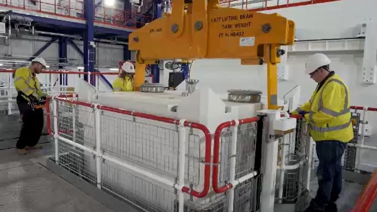  Magnox Swarf Storage Silo (MSSS) at Sellafield in Cumbria 