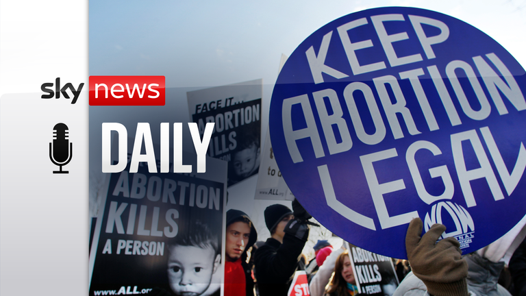 Anti-abortion and abortion activists stand side by side in front of the U.S. Supreme Court, in Washington. 