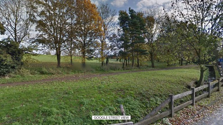 Body found on fire in west London park