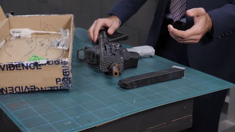 The Metropolitan Police have recovered four 3D printed guns, including this FGC 9