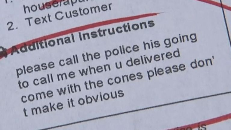 Call for help is found on food order at New York restaurant