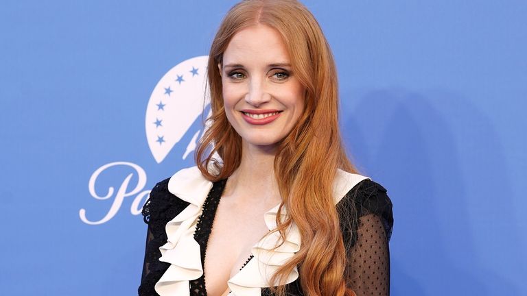 Jessica Chastain attending the Paramount+ UK launch