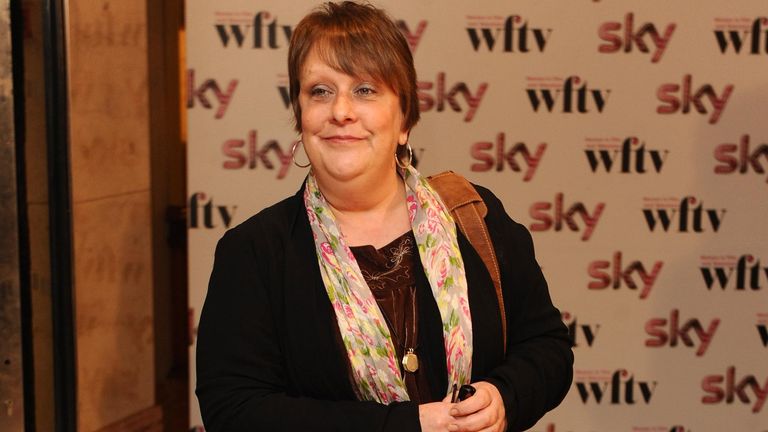 Sky Women's Awards i film och TV - London Kathy Burke anländer till Sky Women's Awards i film och TV, på Park Lane Hilton, i centrala London.